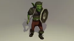 Lowpoly Goblin 2 Low-poly 3D model