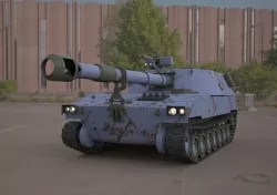 m109 howitzer 155mm tank  3D model