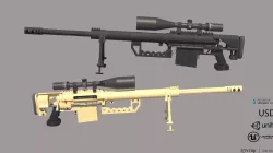 M200 Intervention Sniper Rifle 3D model