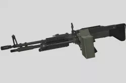 M60E4 Low-poly 3D model