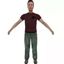 MAN 2 Low-poly 3D model