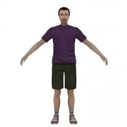 MAN 3 Low-poly 3D model