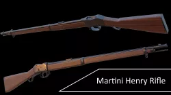 Martini Henry rifle Low-poly 3D model