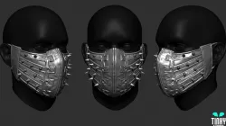Mask CyberPunk 3D model