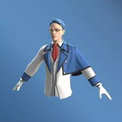 Max Walt Low-poly 3D model