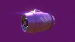Mega Buster - Girl Hand Cannon - SciFi Weapon Low-poly 3D model