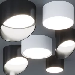 MINE Ceiling lamp by AiLati Modular Ceiling Light 3D model