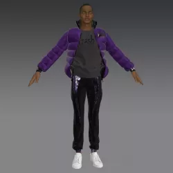 modern reefer on diferents colors 3D model
