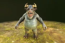 monster Low-poly 3D model
