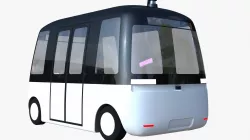 Muji Gacha autonomous minibus 3D model