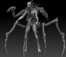 Mutant - Alien parasite 3D model