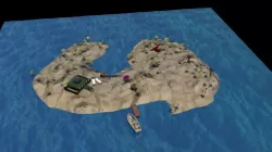 Nature island 3D model