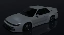 Nissan silvia s13 rocket bunny Low-poly 3D model