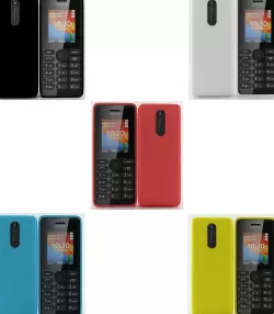 Nokia 108 Dual SIM collection 3D model