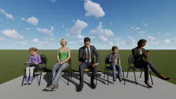 Office chair 3D model