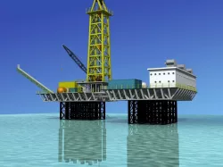 Offshore Oil Rig 3D model