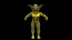 Ogre  3d model Low-poly 3D model