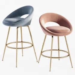 Orb Bar Stool Counter Stools West Elm 3D model
