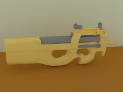 p90 gun 3D model