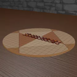Pai Sho Low-poly 3D model