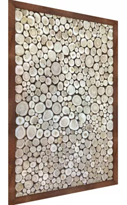 Panel from juniper for a sauna 3D model