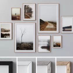 Photo Frames Set  60 3D model