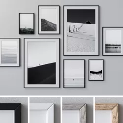 Photo Frames Set  61 3D model