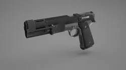 pistol 3D model