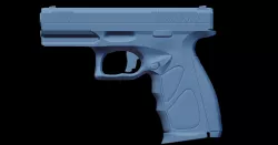 Pistol Taurus TS9  Low-poly 3D model