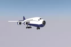 plane 3D model