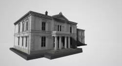 PLASSEY HOUSE UNIVERSITY OF LIMERICK CAMPUS STATELY MANSION 3D  3D model