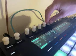  Poti Knobs for Ableton Push 2 Controller - Mushroom Style 3D model
