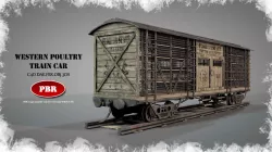 Poultry Train Car 3D model
