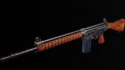 Prototype of FN Fal in 280 cartridge Low-poly 3D model