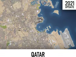Qatar Low-poly 3D model