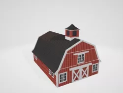 Ranch barn  3D model