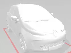 Renault zoe 3D model