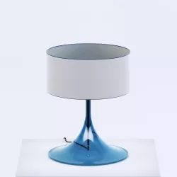 Retro Style table top Lamp 3D model