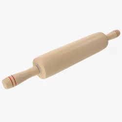 Rolling Pin Low-poly 3D model