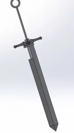 Rooftop-Sword-Master Sword 3D model