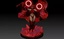 Scarlet witch from marvel 3D model