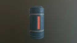Sci Fi Power Cell Low-poly 3D model