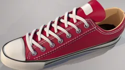 SHOE CONVERSE STYLE  3D model