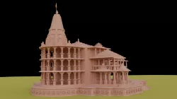 Shri Ram Mandir 3D model