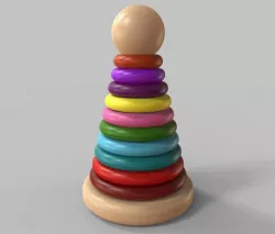 Stacking Rings 3D model