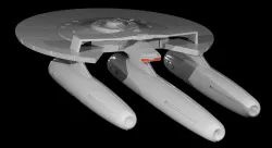 Star Trek USS Armstrong 3D Model NCC-1769 2009 Film 3D model