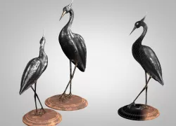  Stork Black 3D model