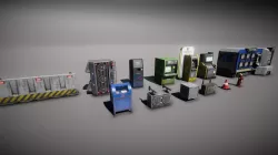 Street Props Cyberpunk Low-poly 3D model