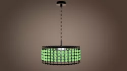 Stylish ceiling lamp 3D model