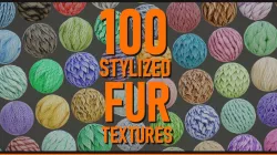 Stylized Fur Textures Bundle Texture